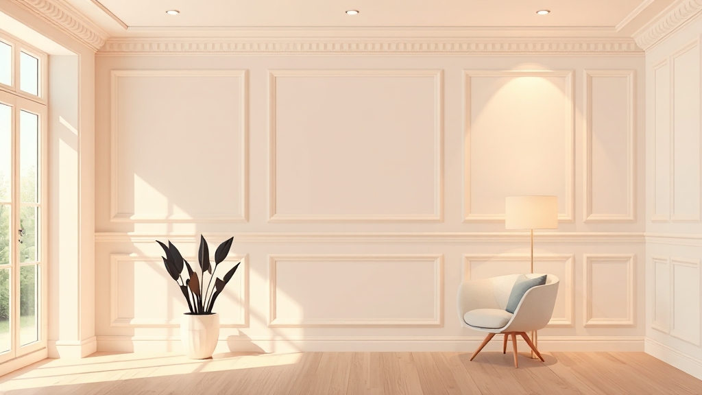 아파트 몰딩 종류별 특징 비교 (illustration 스타일)