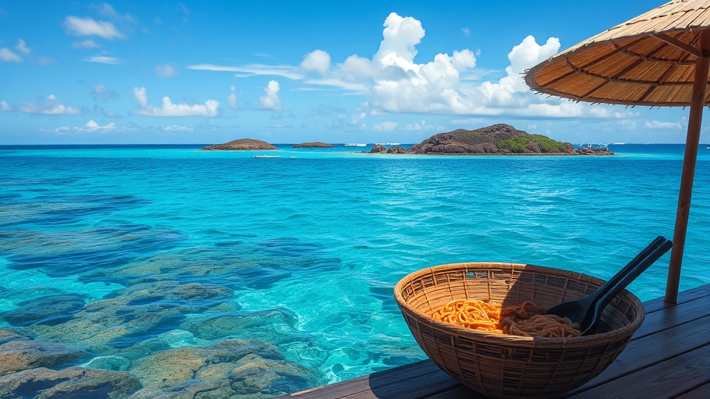 교통, 숙박, 맛집 정보 완벽 정리 (realistic 스타일)