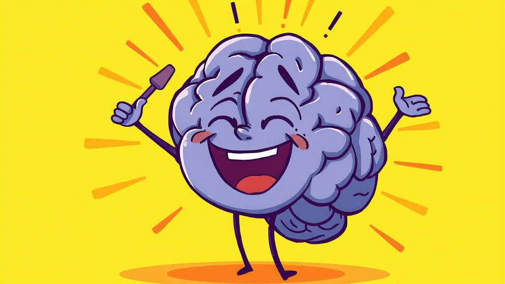 도파민이란? 역할과 기능 (cartoon 스타일)