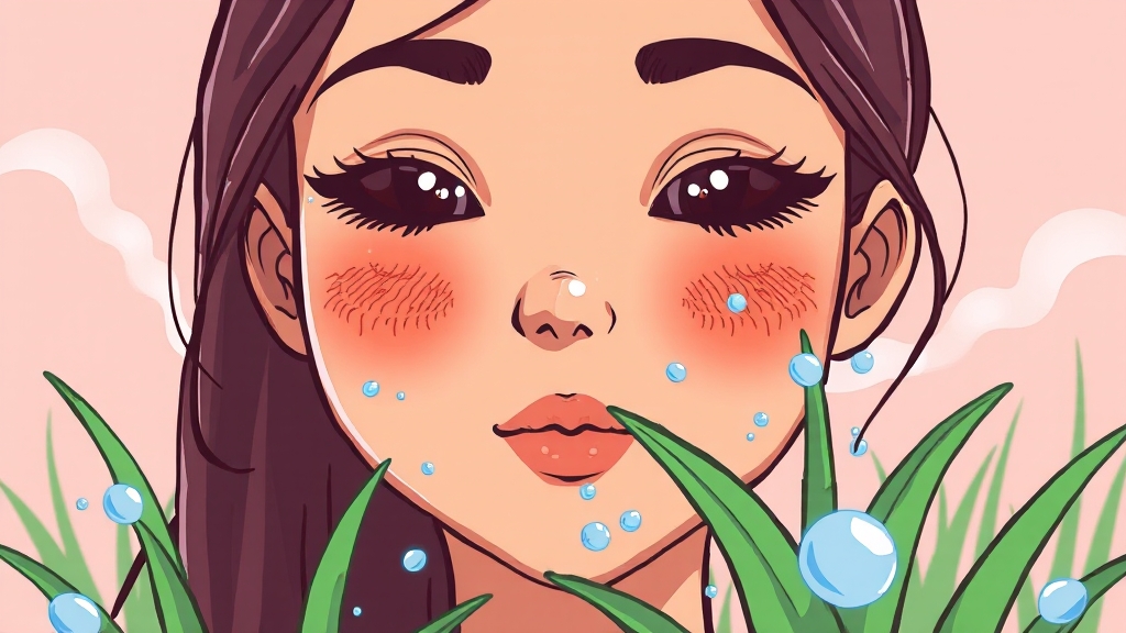 1단계: 피부 장벽 강화 & 보습 (cartoon 스타일)