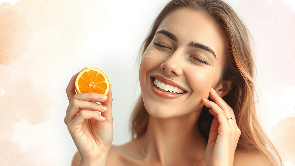 기미 예방, 생활 습관이 중요! (watercolor 스타일)