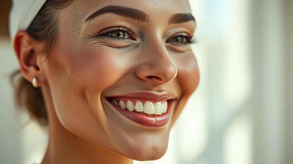 기미, 꾸준히 관리하면 좋아져요! (realistic 스타일)