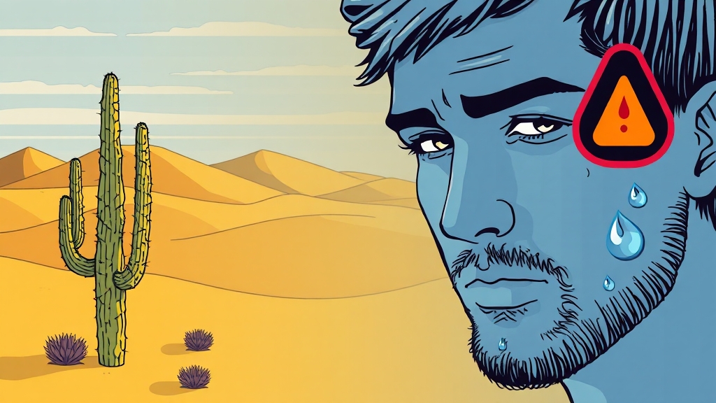 남자 피부, 왜 보습이 중요할까? (illustration 스타일)