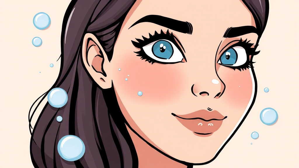 수부지 피부를 위한 크림 추천 (cartoon 스타일)