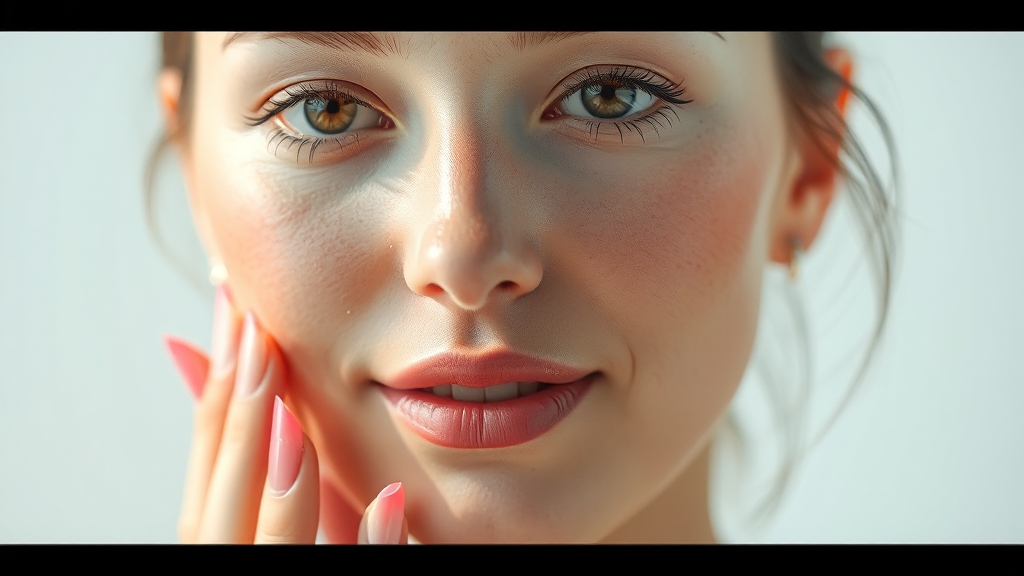 피부 타입별 토너 선택 가이드 (realistic 스타일)