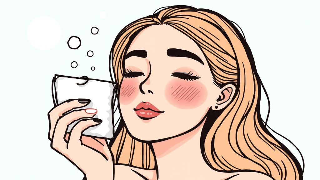 토너 활용 꿀팁: 피부 고민 해결! (illustration 스타일)