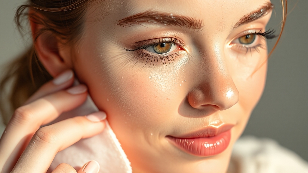 환절기 피부, 토너 하나로 잠재우기 (realistic 스타일)