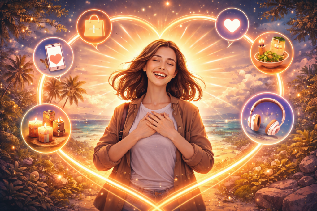 행복을 품은 빛나는 순간