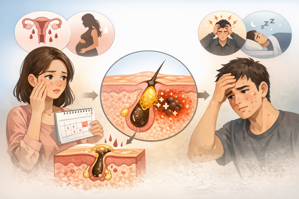 성인 여드름, 원인부터 관리까지 깨끗한 피부 되찾는 비법 총정리 3 ChatGPT Image 2026년 3월 10일 오후 09 37 09