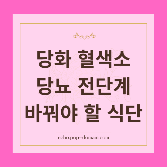 당화혈색소 5.7%~6.4% 당뇨 전단계? 지금 바로 바꿔야 할 식단 3가지 2 당화 혈색소 당뇨 전단계 바꿔야 할 식단