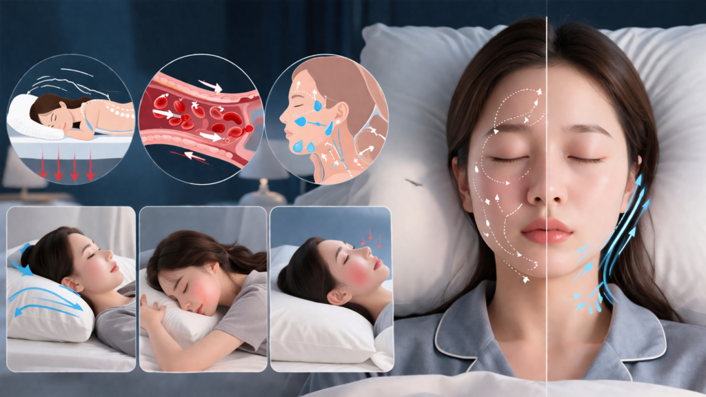 수면과 혈액 순환 인포그래픽